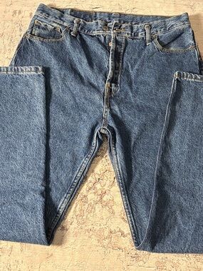 Vintage Men’s Levi’s 501 Button Front Denim Jeans, Size 38x38